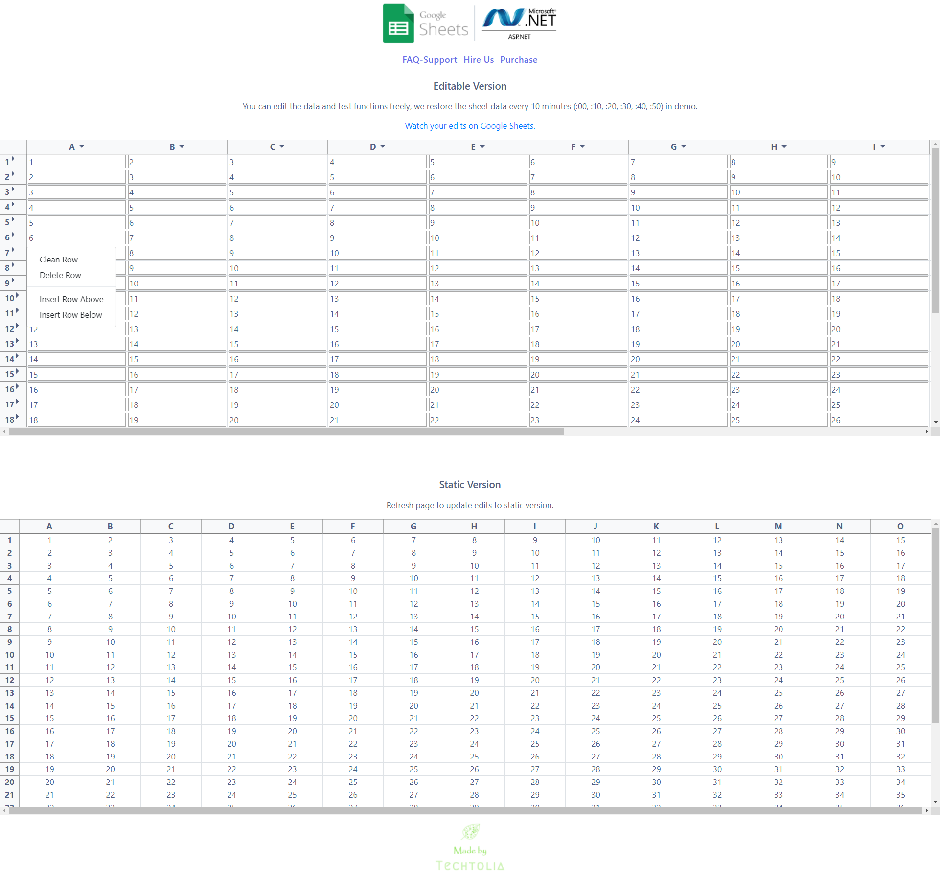 Google Sheets API in C by Techtolia CodeCanyon